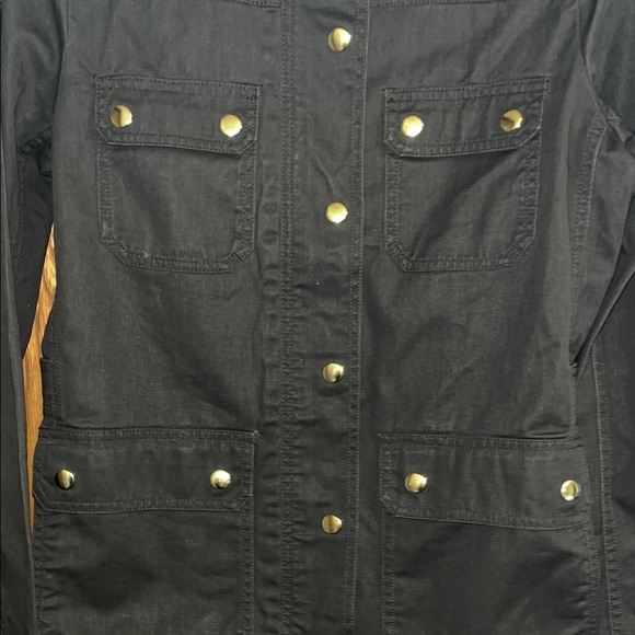 J Crew Mercantile size Small NWOT Camo Women's Jacket with Gold Accents - Picture 4 of 11
